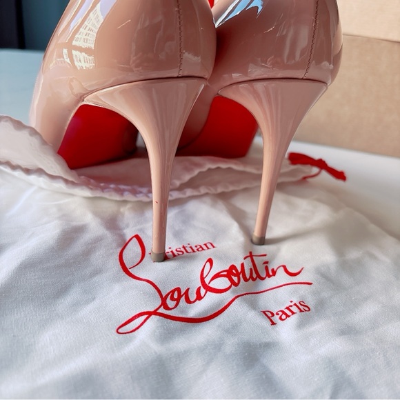 Louboutin Kate 85 Heel in Patent Blush - Picture 9 of 11